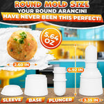 Load image into Gallery viewer, 2Pcs 160 g 5.65oz Round and Pointed Arancini Maker Molds Large Rice Mold Meat Balls Japanese Kitchen Gadgets Meatball Maker Sushi Rice Ball Maker Tool Cute Bento Accessories Rice Press Shaper