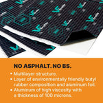 Load image into Gallery viewer, Sound Deadening Material Vibrofiltr 3.0 mm (118 mil) 28.2 sqft Noise Insulation & Dampening