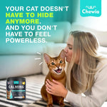 Load image into Gallery viewer, Cat Calming Treats 500 Crunchy Calming Cat Treats with Melatonin for Cats Valerian Root LTheanine Taurine & Probiotics Cat Vitamins and Supplements for Stress Anxiety Relief All Breeds