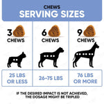 Load image into Gallery viewer, Natural Calming Chews for Dogs with Hemp Oil & Valerian Root Supports