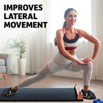 Load image into Gallery viewer, Slide Board Booties for Smooth Gliding (Reusable Washable) Compatible with All Fitness Hockey Slideboards Slip Over Shoe Design One Size Fits All
