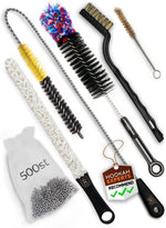Load image into Gallery viewer, Premium Cleaning Set with 4 Brushes & 500 Stainless Steel Cleaning Beads