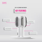 Load image into Gallery viewer, hair brushes for Women and Men Tangle Teezer Curly hair brush hair brush cleaner Comes with Self Cleaning Hair Brush Pink Purple