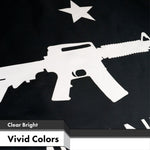 Load image into Gallery viewer, Come and Take It Rifle Black Flag 3x5 Ft 2Pack Printed 150D Polyester