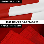 Load image into Gallery viewer, Combo Pack: 6 Feet Tangle Free Spinning Flagpole (Black) Switzerland Swiss Flag 3x5 ft Printed 150D Brass Grommets (Flag Included) Aluminum Flag Pole