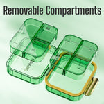 Load image into Gallery viewer, Medicine Pill Organizer Green Pill Container Small Pill Box 7 Compartments