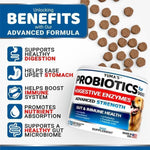 Load image into Gallery viewer, Probiotics for Dogs 170 Chews Bacon Flavor Immune Support Gut Health Chews