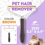 Load image into Gallery viewer, Pet Hair Remover for Furniture Cat and Dog Fur Remover Tool Reusable Lint Cleaner with Copper Teeth Cutters and Wooden Handle Metal Pet Hair Removal Tool for Carpet Portable Couch Cleaner