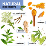 Load image into Gallery viewer, Natural Calming Chews for Dogs with Hemp Oil & Valerian Root Supports
