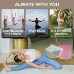 Load image into Gallery viewer, Travel PRO 1.5mm Foldable Fitness & Exercise Mat with Bag Lightweight Compact & Eco Friendly Non Slip & Washable For All Types of Yoga 72 L x 24 W 2.6 lbs