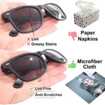 Load image into Gallery viewer, Microfiber Cleaning Cloth for Glasses Eyeglass Cleaning Towel 6 Pack Reusable