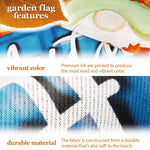 Load image into Gallery viewer, Combo Pack: Garden Flag Stand Black 36 in x 16 in & Garden Flag Fall Decoration Autumn Blessings Gnomes with Pumpkins 12x18 DoubleSided Blockout Fabric