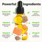 Load image into Gallery viewer, Hеmp and Salmon Oil for Dogs Skin Coat Hеalth 3 6 9 Omega Calming Treat 1 fl oz
