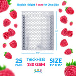 Load image into Gallery viewer, Thermal Bubble Mailer 11 x 15 Inch Pack of 25 Metallic Bubble Envelopes Foil Insulated Mailers for Cold Shipping Padded Envelopes Waterproof Cold Insulated Shipping Bags