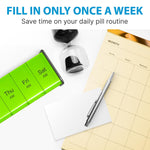 Load image into Gallery viewer, Extra Large Pill Organizer XXL Pill Box 7 Day Weekly Pill Organizer with AM PM Large Compartments Big Pill Case for Supplements Jumbo Pill Holder for Vitamins Huge Medicine Organizer 2 Times a Day