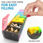 Load image into Gallery viewer, Extra Large Pill Organizer XXL Pill Box 7 Day Weekly Pill Organizer with AM PM