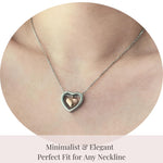 Load image into Gallery viewer, Gift Ready Heart Necklace – Elegant Stainless Steel Double Heart Pendant for Women Birthday Anniversary & Christmas Jewelry in Box