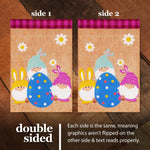 Load image into Gallery viewer, Combo Pack Garden Flag Stand Black 36x16 in and Garden Flag 12x18 in Easter