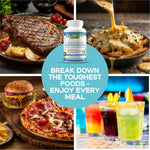 Load image into Gallery viewer, Digestive Enzymes for Gut Health – Bloating & Gas Relief Supplement – IBS Support Probiotic Infused Enzyme for Women & Men – Breaks Down Dairy Carbs & Fats – Keto & Paleo Friendly – 90 Capsules