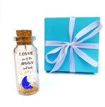 Load image into Gallery viewer, Cute and Kawaii Valentine's Day and Anniversary Presents Personalized Love Gifts for Boyfriend Girlfriend (I Love You To The Moon And Around The World in Teal Gift Box)