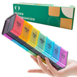 Load image into Gallery viewer, Extra Large Pill Organizer XXL Pill Box 7 Day Weekly Pill Organizer with AM PM