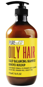 Load image into Gallery viewer, Oily Hair Shampoo Sulfate Free 16 Fl Oz Buildup Remover for Itchy Scalps Deep Cleanse Shampoo for Dandruff and Flake Treatment for Men and Women Paraben Free Salon Professional Formula