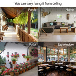 Load image into Gallery viewer, Macrame Plant Hanger Vintage Rope Basket Outdoor Pot Holder Flower Garden 4 Pack