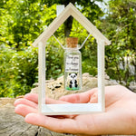 Load image into Gallery viewer, Cute and Kawaii Valentine's Day and Anniversary Presents Personalized Love Gifts for Boyfriend Girlfriend (White and Black Panda I Love You For Always and Forever in Wooden Frame)