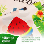 Load image into Gallery viewer, Garden Flag Welcome Gnome with Watermelon Slice 12x18 Blockout Fabric