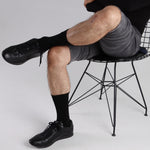 Load image into Gallery viewer, Mens Diabetic Socks 9 to 12 Shoe Size Wide Loose Top 4 Pairs Thin Cotton Diabetic Socks Black Crew