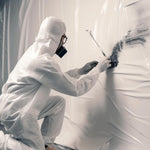 Load image into Gallery viewer, Medical Disposable Coveralls for Adults XLarge Size Pack of 5 White PPE Suit