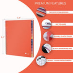 Load image into Gallery viewer, 2026 Appointment Book Planner 6.5 x 8.5 inch Large Peach Tabbed Daily Hourly Weekly Planner Schedule Book 30 Minute time Slots Business & Personal Planner Jan 2026 Dec 2026