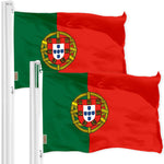 Load image into Gallery viewer, Portugal Portuguese Flag 3x5 Ft 2 Pack 150D Printed Polyester