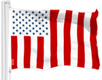 Load image into Gallery viewer, G128 Combo Pack: American USA Flag 3x5 Ft & Civil Peace USA Flag 3x5 Ft Both LiteWeave Pro Series Printed 150D Polyester, Brass Grommets
