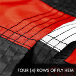 Load image into Gallery viewer, Thin Red Line State Flag 3x5 Ft 3Pack Embroidered Polyester By G128