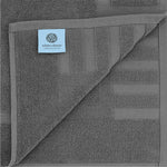 Load image into Gallery viewer, Luxury Bath Mat Floor Towel Set 22 x34 in 2 Pack Dark Gray Absorbent Cotton