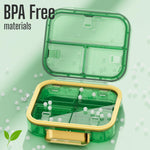 Load image into Gallery viewer, Medicine Pill Organizer Green Pill Container Small Pill Box 7 Compartments