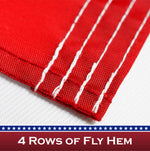 Load image into Gallery viewer, G128 American USA Flag 1x1.5 Ft Pole Sleeve ToughWeave Series, Embroidered 210D Polyester Stars and Sewn Stripes
