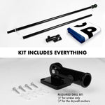 Load image into Gallery viewer, Combo Pack 6 Ft Tangle Free Spinning Flagpole Black)Open Vertial Flag 3x5 ft