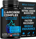 Load image into Gallery viewer, L Arginine L Citrulline Complex Supplement Nitric Oxide Supplements 60 Capsules