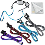 Load image into Gallery viewer, Eye Glasses String Holder Straps 4 Pcs Sports Sunglasses Cords NonSlip Clip