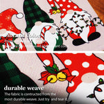 Load image into Gallery viewer, G128 Combo Pack: Garden Flag Stand Black 36 in x 16 in & Garden Flag Merry Christmas Decoration Three Festive Gnomes 12x18 DoubleSided Burlap Fabric