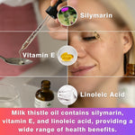 Load image into Gallery viewer, CO2 Extracted Milk Thistle Seed Oil 100% Potent Liver Support Milk Thistle Oil