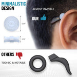 Load image into Gallery viewer, Eyeglass Ear Grips Glasses Ear Cushion Silicone 12 Pairs Clear Mini Size