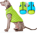 Load image into Gallery viewer, Lightweight Reversible Winter Dog Coat Size S Warm Water Resistant Windproof