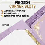 Load image into Gallery viewer, 30 Pack Premium Purple Certificate Holders 8.5 x 11 Heavyweight 300gsm Cardstock Diploma Holder & Certificate Folder Award Certificate Folders for Graduation with Gold Foil Diploma Cover 8.5x11