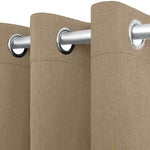 Load image into Gallery viewer, Blackout Curtains for Bedroom Pack of 2 Beige 42 x 84 inch Window Hanging Panel