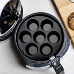 Load image into Gallery viewer, Air Fryer Muffin Pan 3.5 5.8L Compatible 7 Cup Tray Nonstick Silicone Muffin Pans for Baking Air Fryer Silicone Egg Mold with 7.09 x7.09 x0.28 Size Easy Use and Smooth Cleaning Functionality
