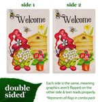 Load image into Gallery viewer, Garden Flag Set Seasonal Gnomes 12x18 4 pieces Blockout Fabric