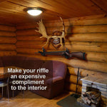 Load image into Gallery viewer, Gun Rack Wall Mount Hold Up Displays Horizontal Gun Rack Shotgun Bow Hooks